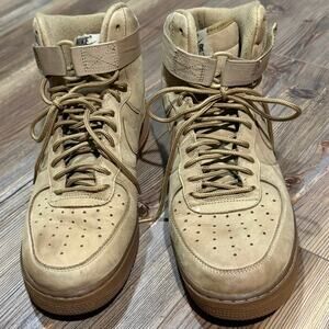 Nike Air Force One AF1 High Premium Womens Athletic Shoes Size 12 US 654440-200
